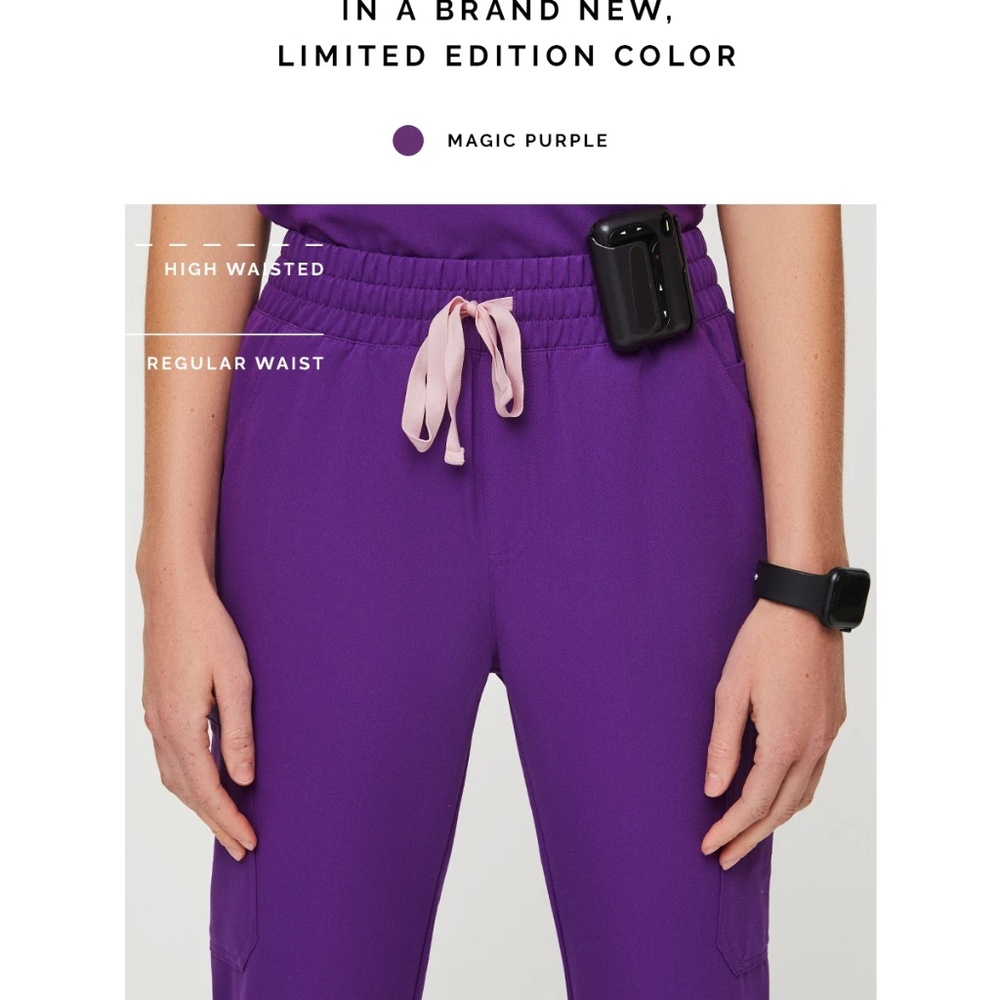 FIGS High Waisted Yola Scrub Bottoms